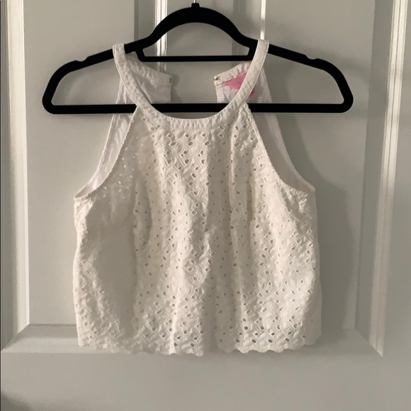 Lilly Pulitzer white top - Picture 1 of 4